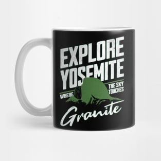 Explore Yosemite Granite Adventure Design Mug